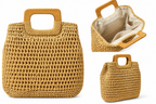 Bolso Grande Bambu y Mar